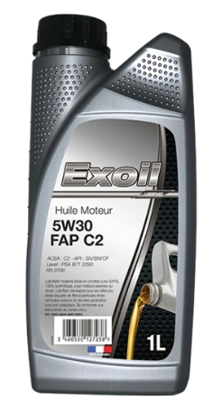 Huile moteur 5W30 C2 1 litre PSA HUC2001